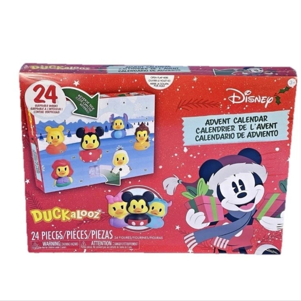 Sealed Disney Duckalooz Advent Disney Duck Characters 24 Day  Calendar